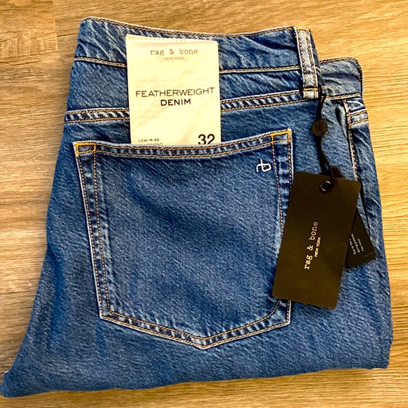 Rag & Bone Low Rise Featherweight Boyfriend Jeans NWT - Picture 10 of 10
